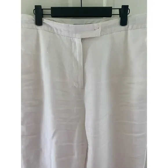 Women’s Carroll Reed Size 10 White Lining Capris - Picture 3 of 8